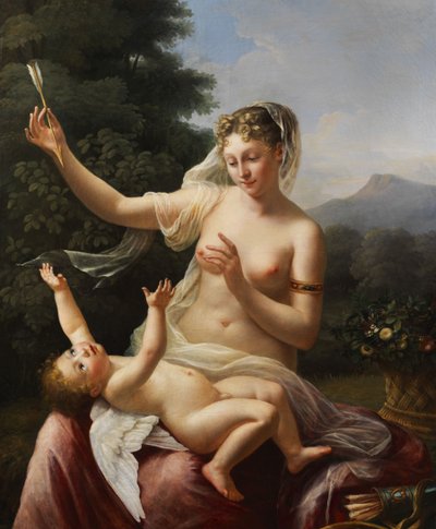 Venus and Cupid by Pierre Maximilien Delafontaine